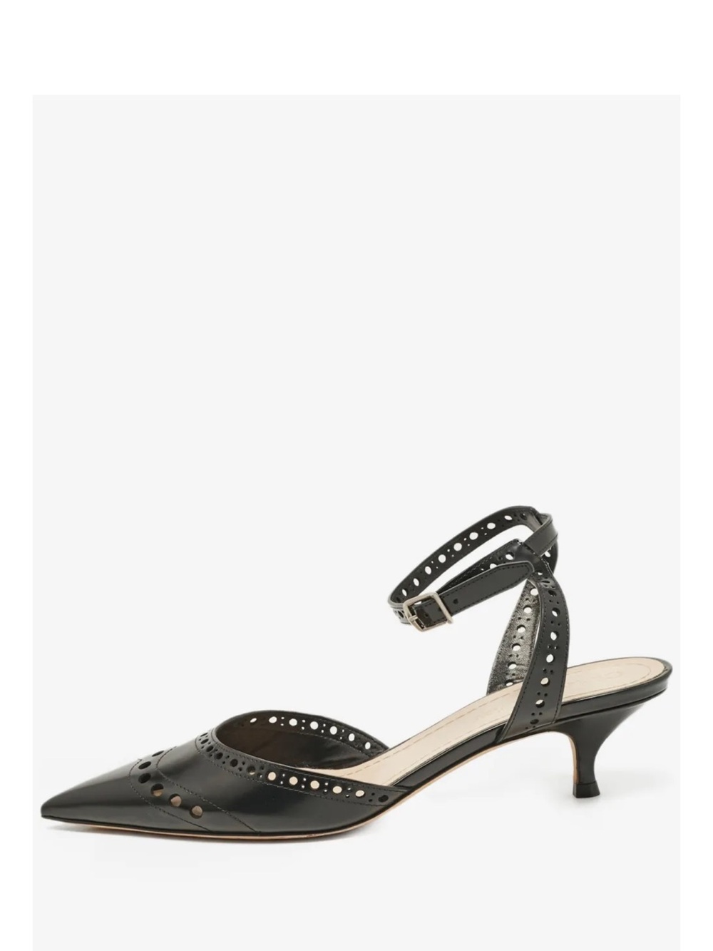 Christian Dior 50mm perforated pumps size 37 1/2